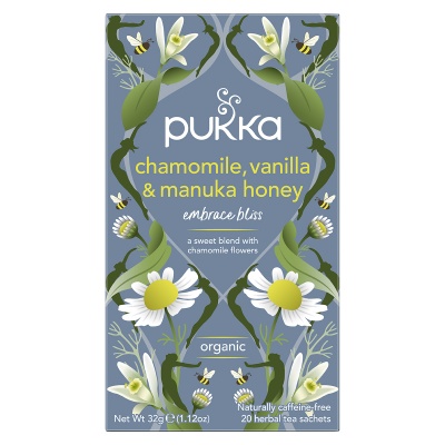 Pukka Chamomile, Vanilla and Manuka Honey 20 Tea sachets